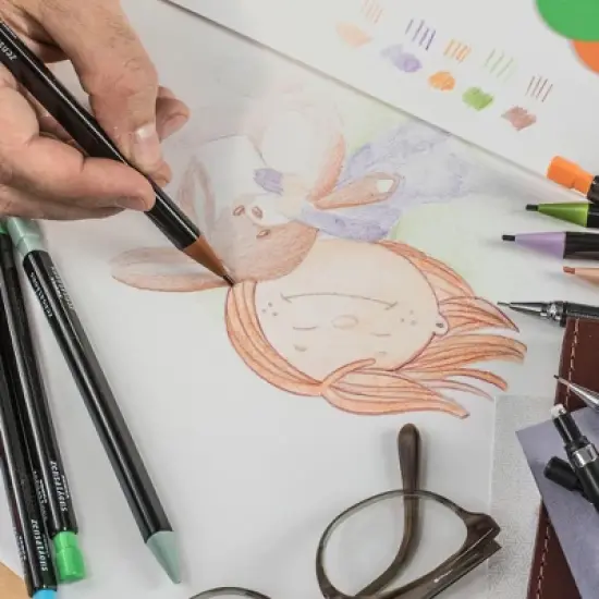 Zensations Refillable Mechanical Colored Pencils, Pack of 12 image {2}