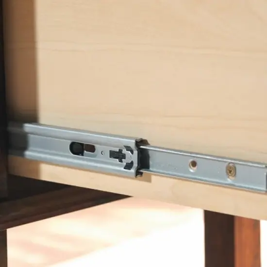 Viabella Desk Dark Brown - Sauder image {8}