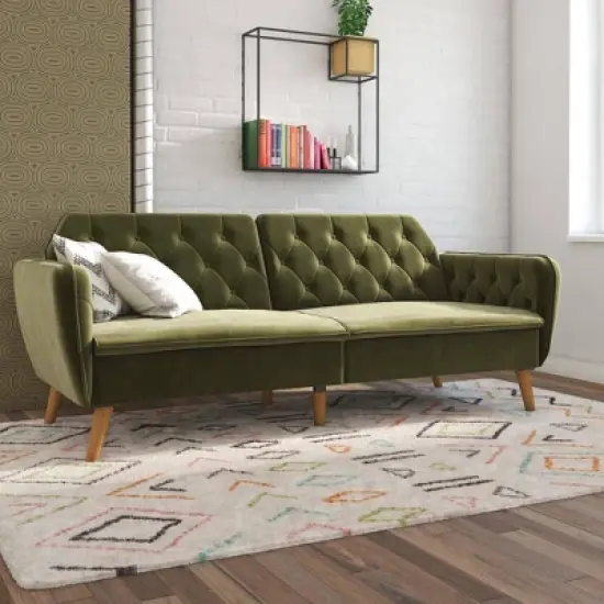 Tallulah Memory Foam Futon and Sofa Bed - Novogratz image {2}