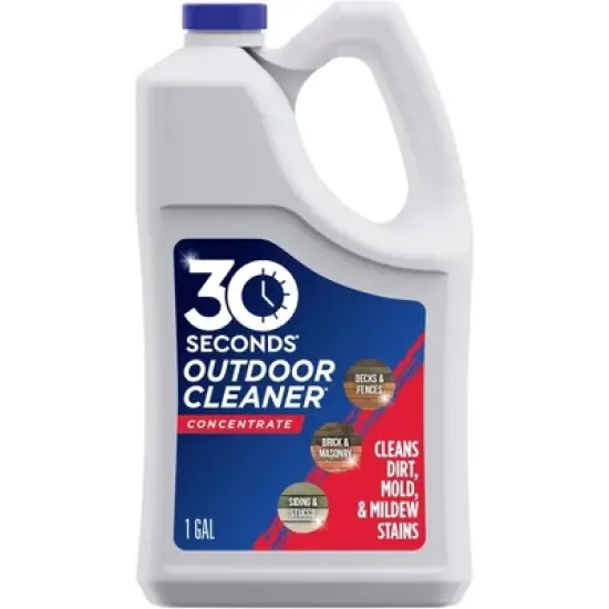 30 SECONDS Outdoor Mold, Mildew, Algae Cleaner, 1 Gallon Concentrate image {7}