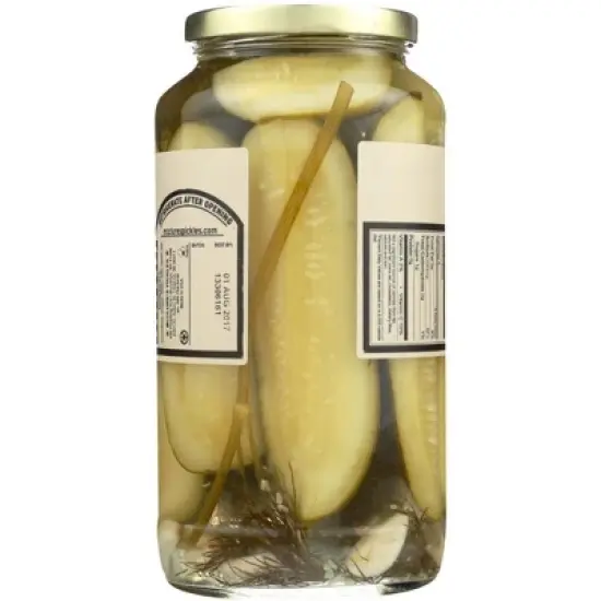 McClure's Garlic & Dill Spears Pickles - Case of 6/32 oz image {2}