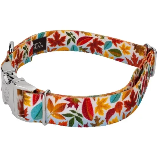 Country Brook Petz Premium Collar and Leash - Awesome Autumn Collection image {1}