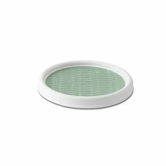 Copco 9-Inch Storage Turntable - Durable Molded Non-Skid Surface with Raised Rim for Secure Rotation - Lazy Susan Organizer - (Pistachio) image {3}