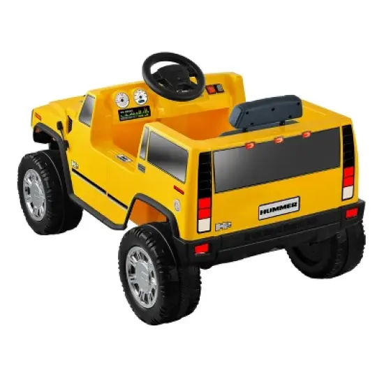 Kid Motorz 6V Hummer H2 Powered Ride-On - Yellow image {2}