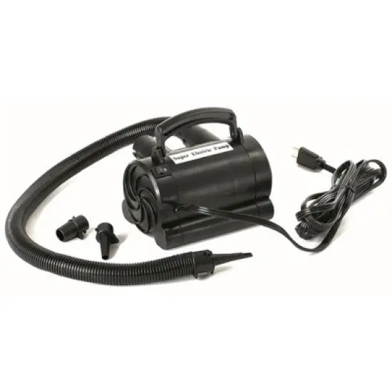Swimline 90465 Inflatable Nylon Fabric Covered Pool Chair w/ 110 Volt Air Pump image {2}