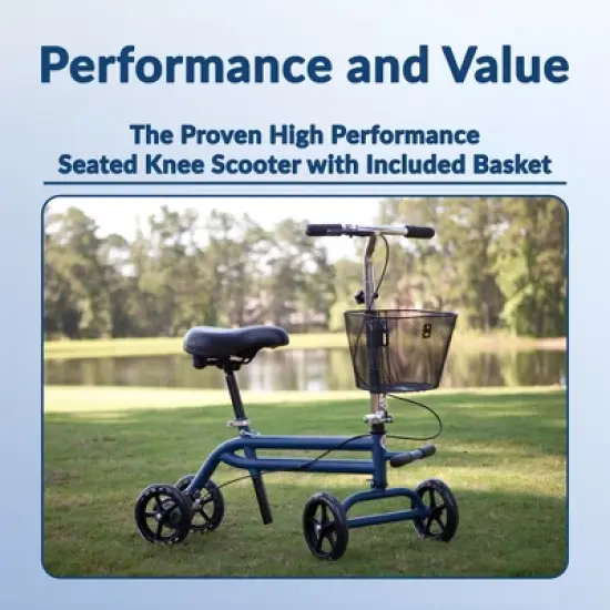 KneeRover Steerable Seated Scooter image {6}