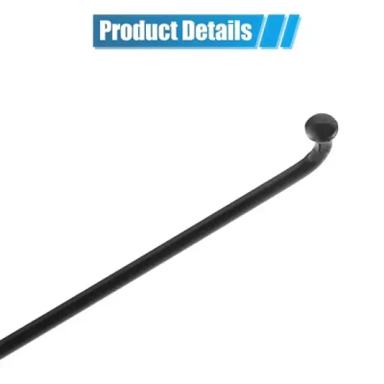 Unique Bargains 14G J Bend Bicycle Steel Spokes 36Pcs image {4}