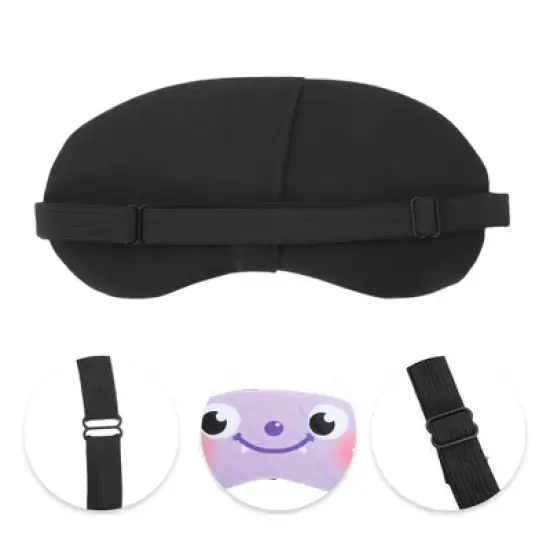 Unique Bargains Portable Eye Mask Purple 1 Pc image {1}