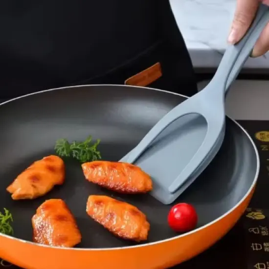 Kitcheniva 2 in 1 Multifunctional Plastic Shovel Spatula with Clip image {2}