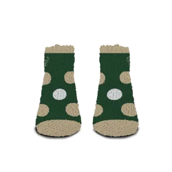 NBA Milwaukee Bucks Big Dot Fuzzy Socks image {1}