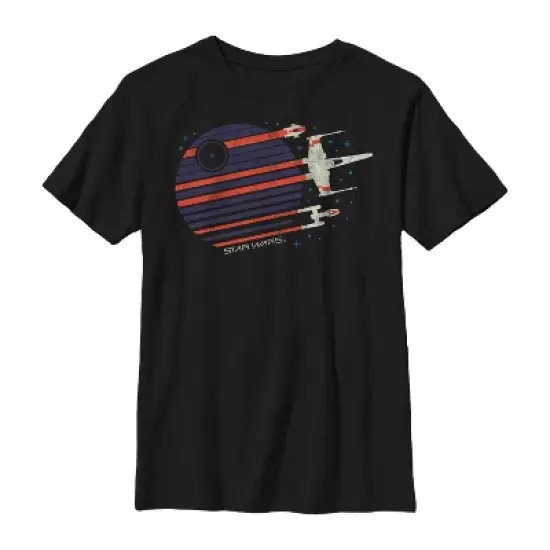 Boy's Star Wars Death Star Streaks T-Shirt image {3}