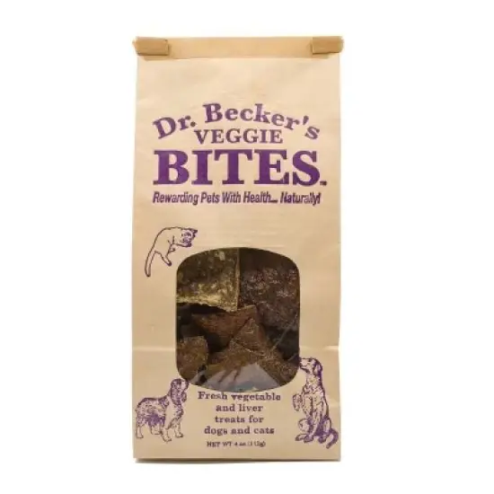 Dr Becker's Veggie Bites Dog & Cat Treats, 4 oz image {2}
