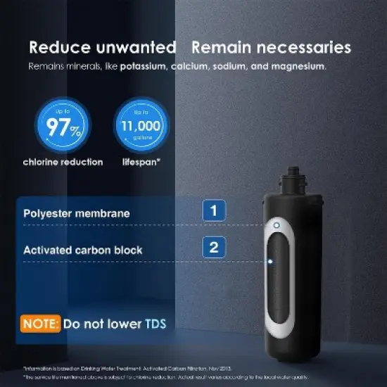 Waterdrop RF10 Replacement Filter Cartridge for 10UA/10UB Under Sink Water Filter image {5}