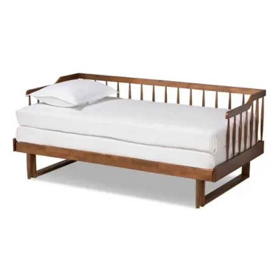 Twin to King Muriel Expandable Spindle Daybed - Baxton Studio image {1}