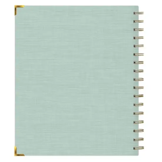 Day Designer 7"x9" 2025-2026 Weekly/Monthly Wirebound Planner Hardcover Hampton Sage Bookcloth image {13}