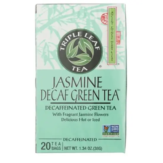 Triple Leaf Tea Jasmine Decaf Green Tea image {2}