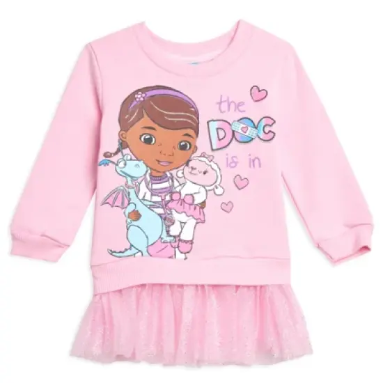 Disney Doc Mcstuffins Girls Sweatshirt Little Kid  image {2}