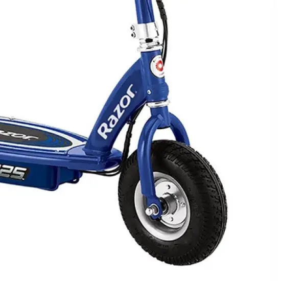 Razor E325 RideOn 24V High-Torque Electric Powered Scooter with Twist-Grip Acceleration Control, Rear Brakes, & Retractable Kickstand, Blue image {3}