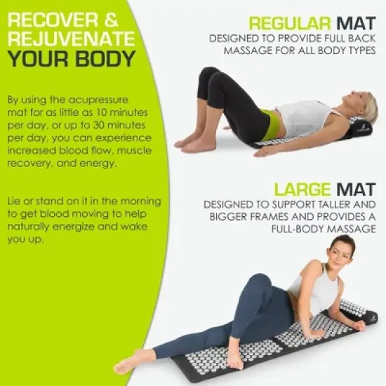 ProsourceFit Acupressure Mat and Pillow Set image {4}