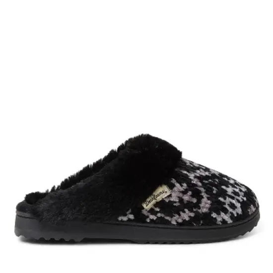 Dearfoams Women's Allison Chenille Fairisle Scuff Slipper image {2}