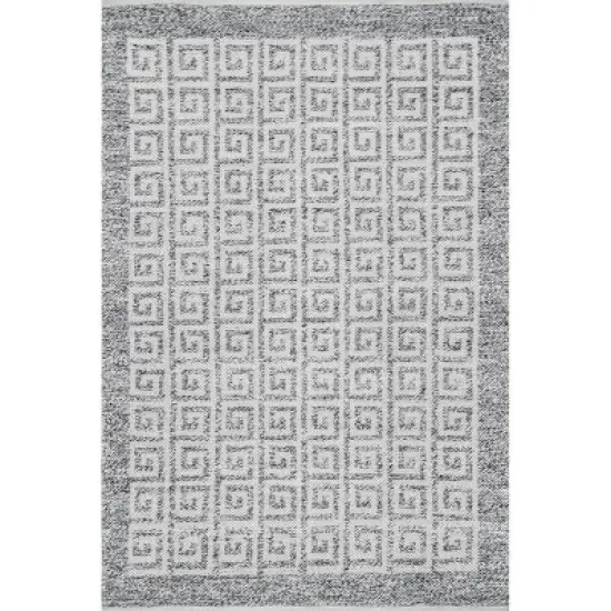 nuLOOM Mckenzie Greek Key Trellis Outdoor Patio Area Rug image {6}