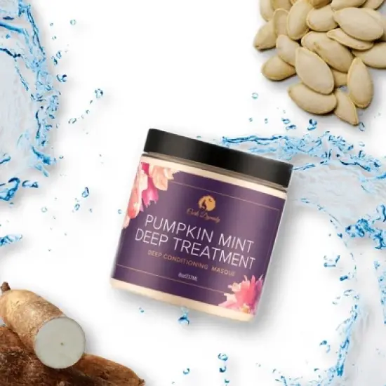 Curl Dynasty Pumpkin Mint Deep Treatment Deep Conditioning Masque - 8oz image {1}