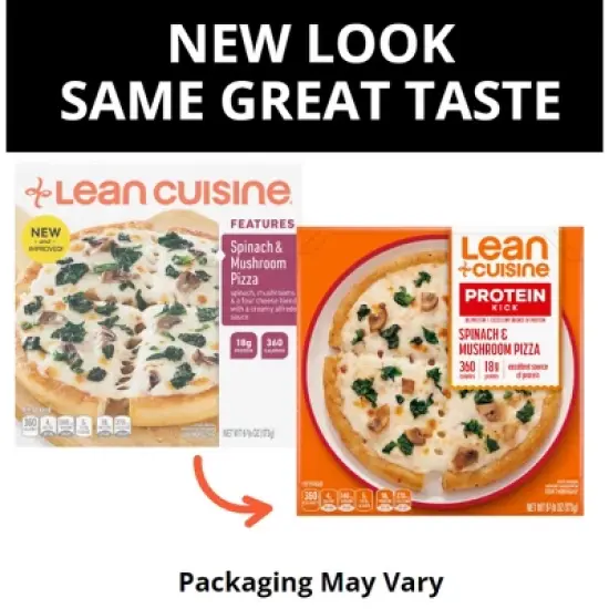 Lean Cuisine Protein Kick Spinach & Mushroom Frozen Veggie Pizza - 6.1oz image {2}