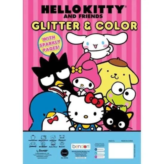 Hello Kitty Glitter & Color Book image {1}
