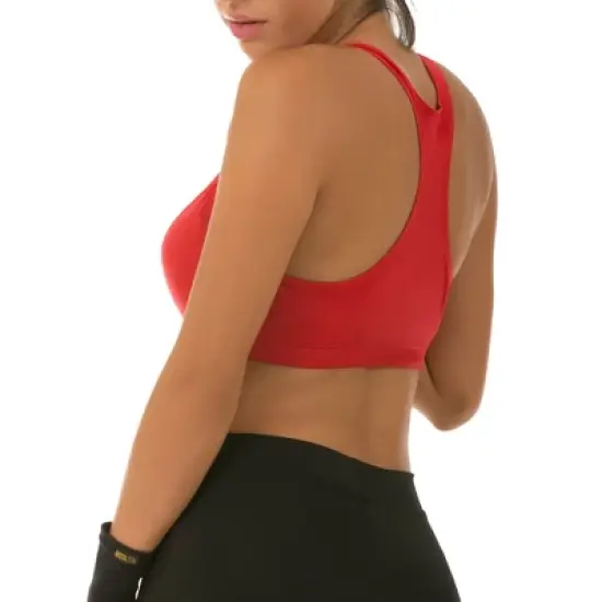 InstantFigure Activewear Compression Racer Back Sports Bra AWT019 image {9}