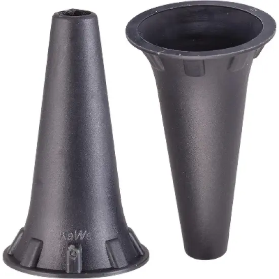 KaWe Medical Piccolight Pocket Otoscope, Disposable Ear Specula, 4.0mm, Black, 100 Count image {4}