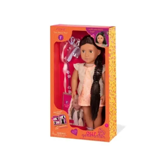 Our Generation Flora with Style Book 18" Hair Grow Doll image {4}