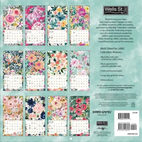 Lang 2024 Wall Calendar 12"x12" Grow Wild image {2}