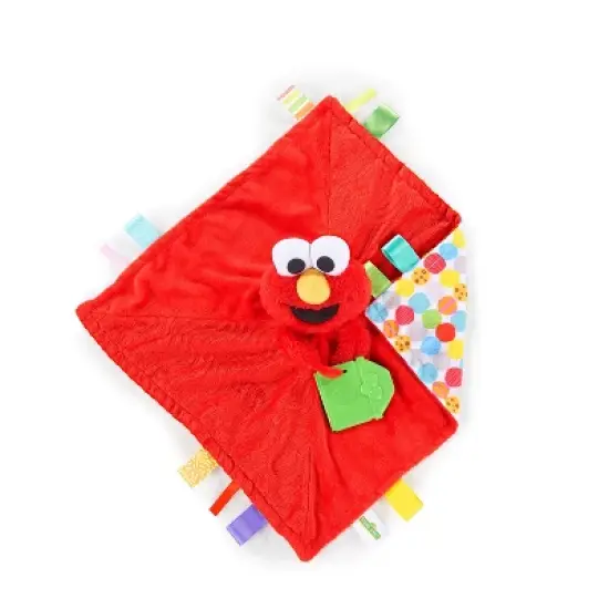 Bright&nbsp;Starts&nbsp;Snuggles with Elmo&nbsp;Baby's First Soothing Blanket image {4}