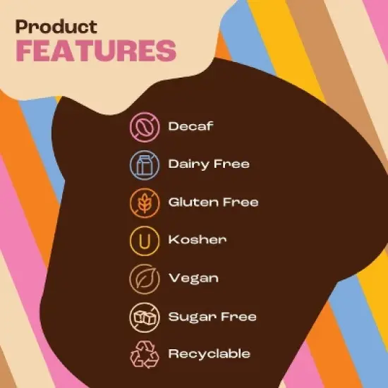 Decaf Caramel Truffle Sundae Flavored Ground Coffee image {3}