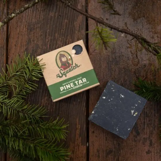 DR. SQUATCH Men's Natural Bar Soap - Fresh/Bourbon/Coconut/Pine Scent - 40oz/8ct image {3}