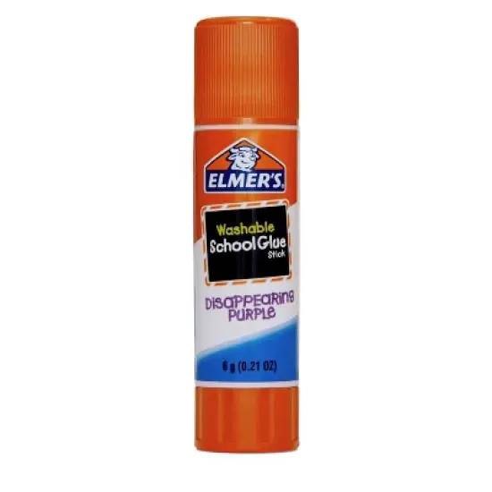 Elmer's 6pk Washable School Glue Sticks - Disappearing Purple image {5}