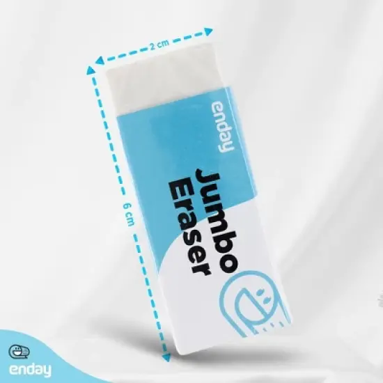 Enday Jumbo Eraser, 4 Pack image {4}