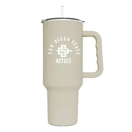 NCAA San Diego State Aztecs Sand Powder Coat Tumbler - 20oz: Insulated Stainless Steel Drinkware image {1}