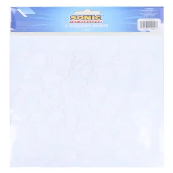Innovative Designs Sonic the Hedgehog Raised Sticker Sheet image {1}