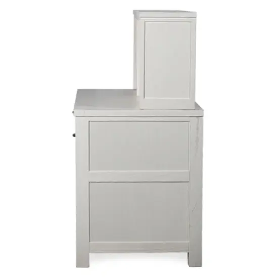 Kids' Highlands Desk with Hutch White - Hillsdale Furniture image {4}