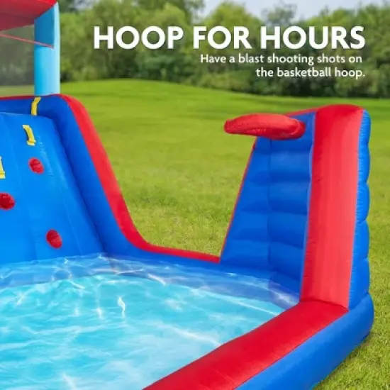 Sunny & Fun Large Inflatable Kids Backyard Water Slide Park  image {4}