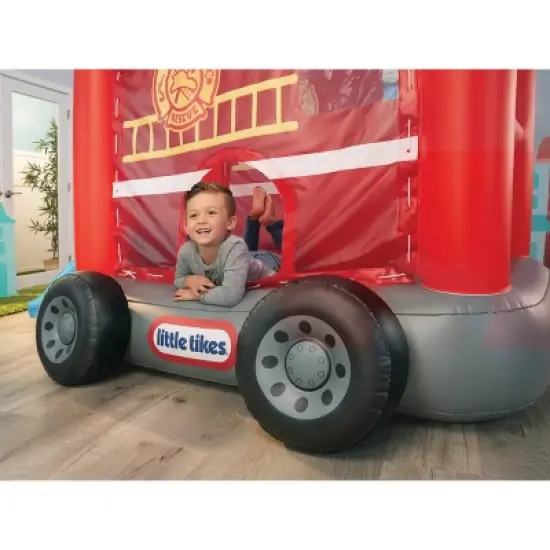 Little Tikes Inflatable Fire Truck Bounce image {1}