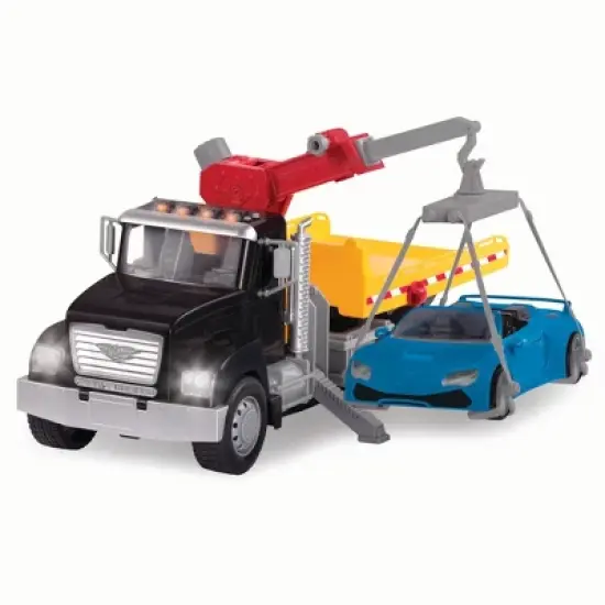 DRIVEN &ndash; Large Toy Truck with Car and Crane Arm &ndash; Tow Truck image {2}