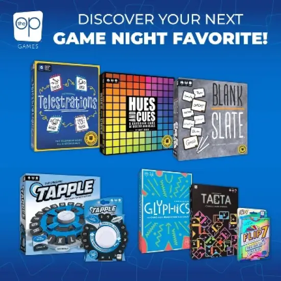 The Op Games Telestrations 6 Player Game: Social Skills Educational Party Game, Includes Cards & Dry Erase Boards image {8}