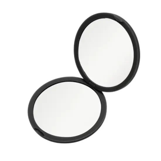 Unique Bargains Circular Folding Makeup Mirror 1 Pc image {3}