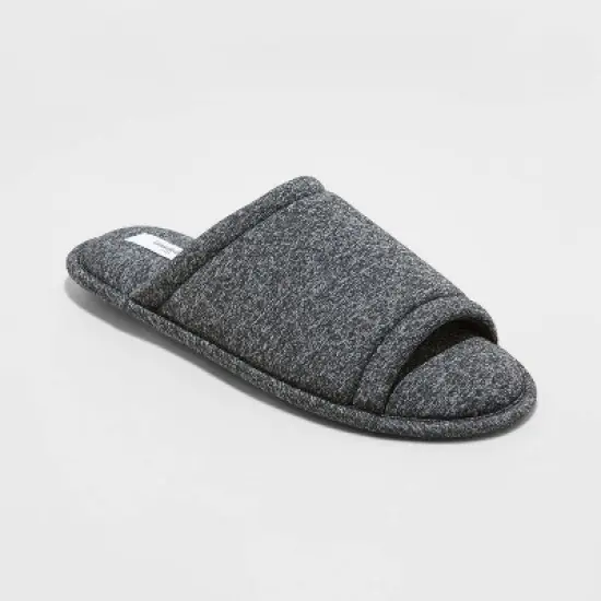 Men's Liam Slide Slippers - Goodfellow & Co&trade; Black image {4}