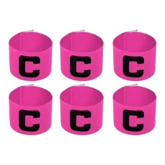 Unique Bargains Nylon Elastic Soccer Protective Captain Armband for Team Training 6 Pcs image {8}