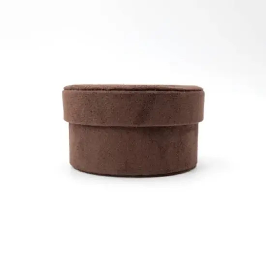 Small Velvet Storage Box Brown - Bullseye's Playground&trade; image {3}
