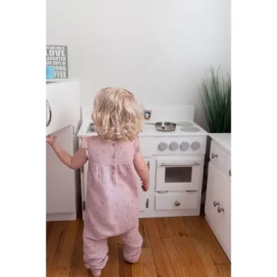 Remley Kids Wooden Play Kitchen Set Sink Oven Stove - Ships Assembled image {6}