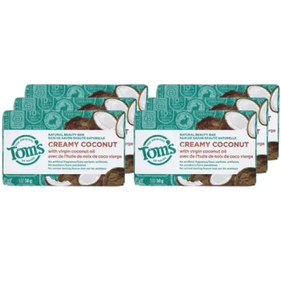 Tom's Of Maine Creamy Coconut With Virgin Coconut Oil Soap Bar - Case of 6/5 oz image {6}